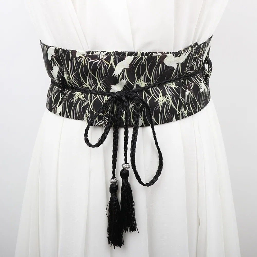 cinto-corset-floral-estampado-de-luxo-com-design-de-cisne-ajuste-fino-cinto-kimono-largo-retro-para-mulheres