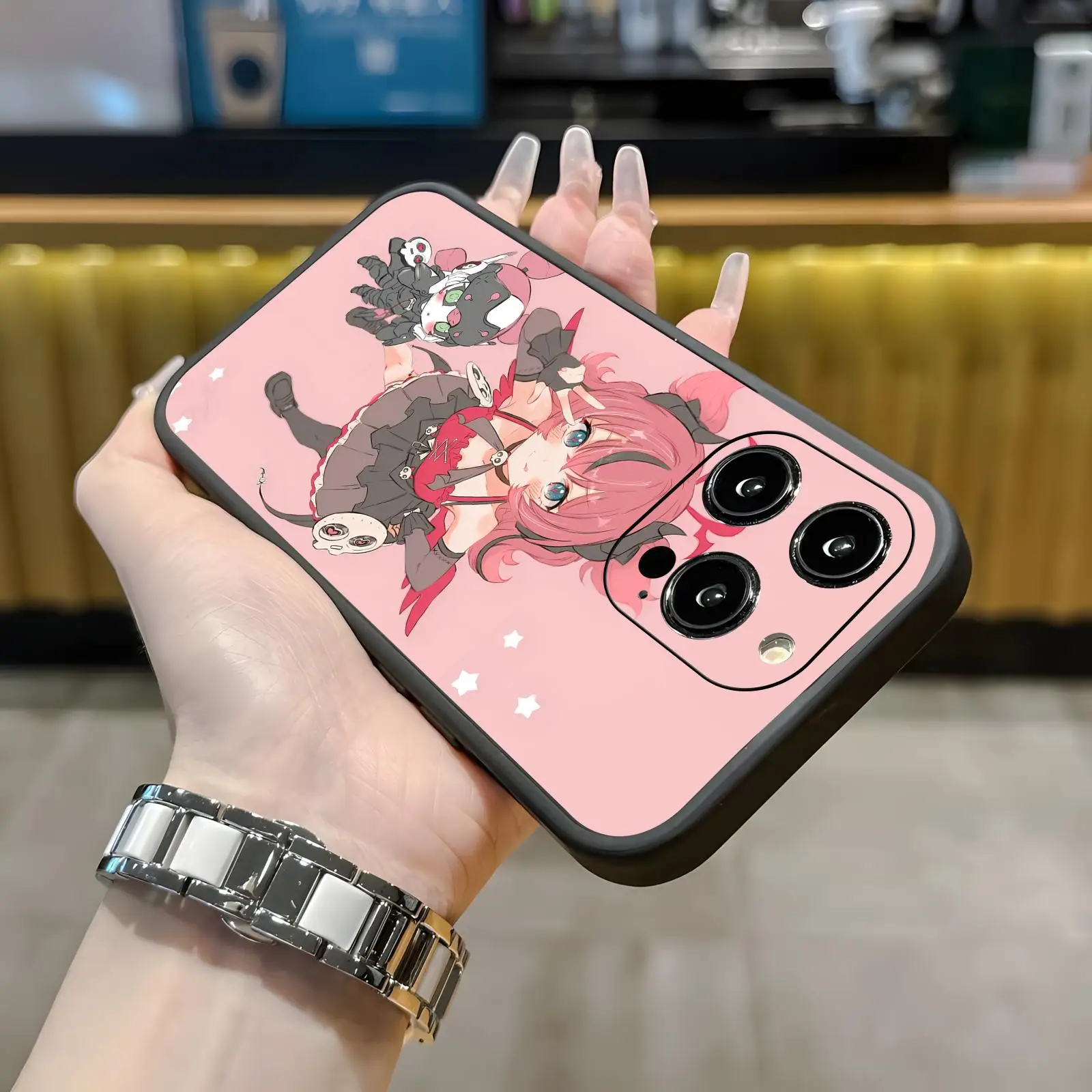 Zenless Zone Zero Aria  Phone Case For iPhone17 16 16e 15 14 13 12Plus Mini Pro Max Soft black Shockproof Cover - view 2