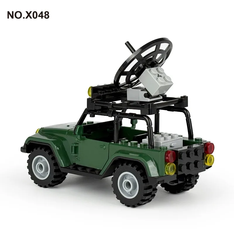 Reconnaissance Radar Vehicles, Scorpion Chariots, Small Particle Building Blocks, Toys, Soldiers and Dolls to Search for Bandits