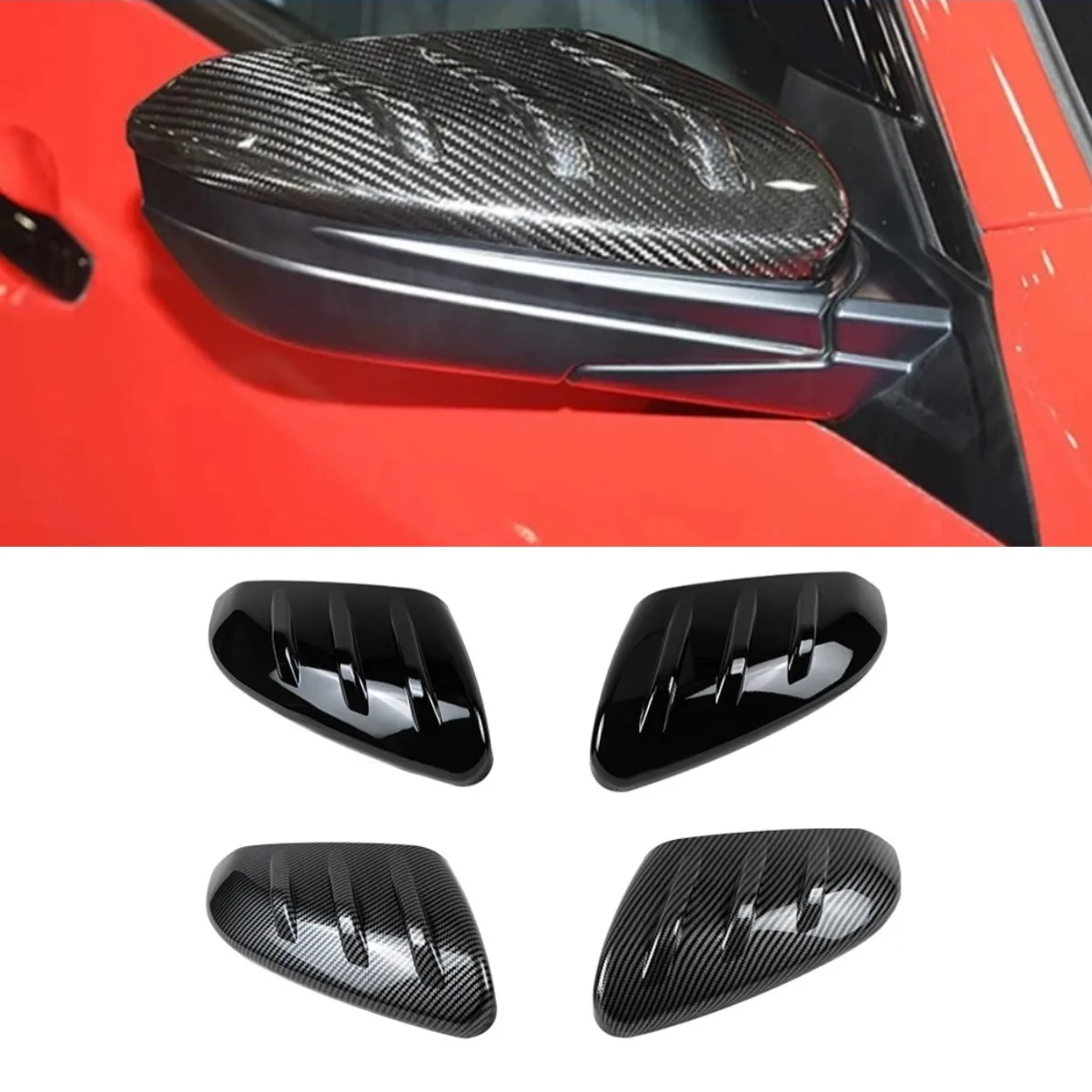 

Автомобильный чехол заднего вида, защитный чехол для бокового зеркала, чехол для бокового зеркала заднего вида для Honda Civic 2016-2021, 10-й комплект кузова, автомобильные аксессуары