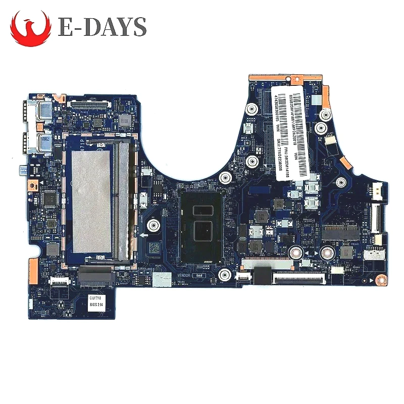 

5B20M14162 For Lenovo Yoga 710-15IKB Motherboard LA-D471P Mainboard I5-7200 UMA 100% Tested Ok high - Quality.