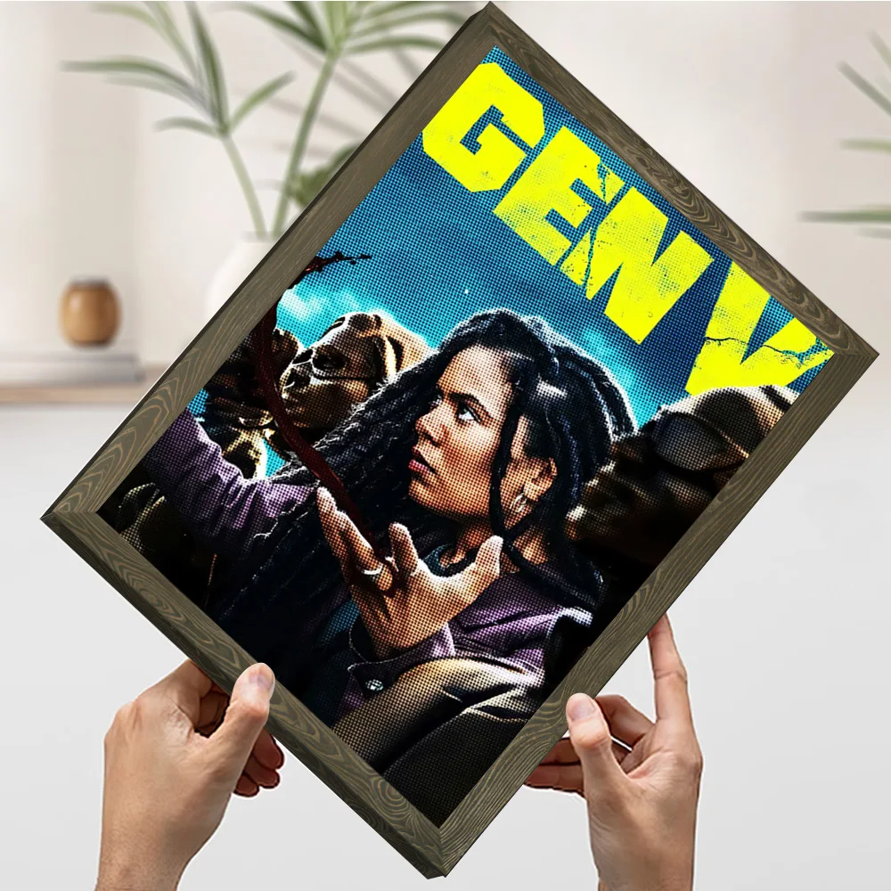 ملصق Gen V مطبوع قابل للتخصيص على القماش هدية فنية لتزيين الغرفة والديكور الداخلي واللوحات الزخرفية