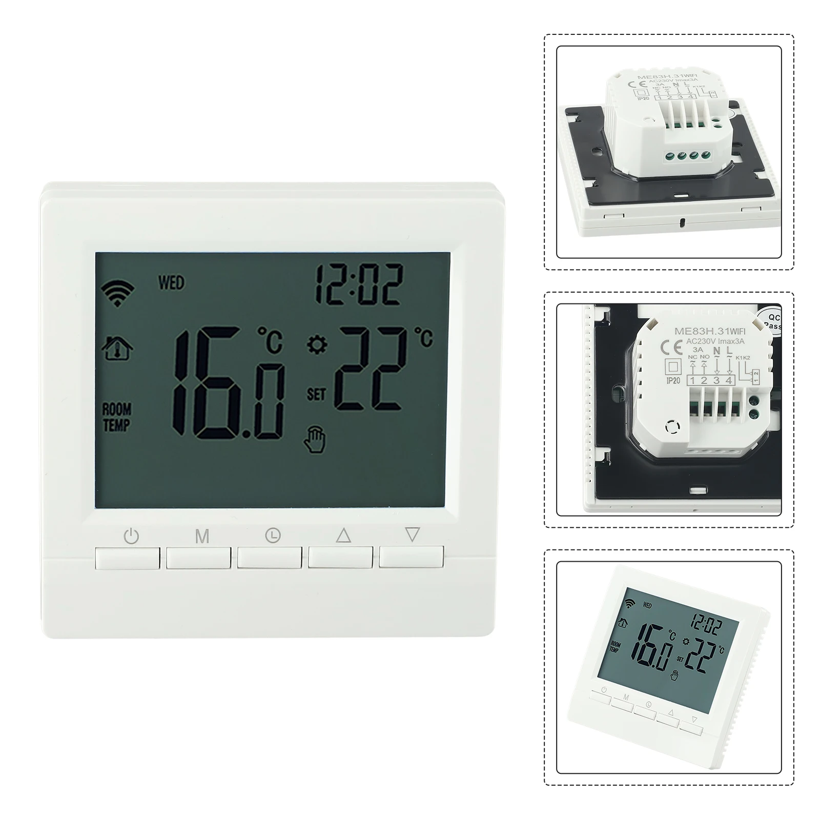 WIFI Room Temperature Controller Regulator Can Programmable Wireless Digital Intelligent Thermostat Boiler Floor Water Heating