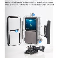 For DJI Action 2 Waterproof Case Diving Shell 45M Housing Cover Dual Screen Set Action 2 Sports Camera Accessories