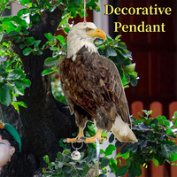 Hanging Decorative Owls Simulate 2D Bald Eagle Pendant Home Courtyard Garden Room Decorations Creative Bird Repellent Device