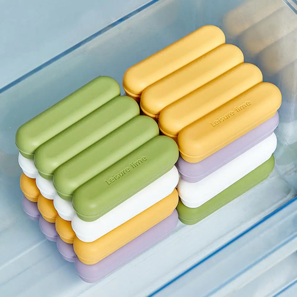 

Reusable Ice Pop Molds Silicone Ice Stick Tray with Lid Easy Release Anti-spill Ice Tray for Home DIY Maker Whiskey Water Bottle