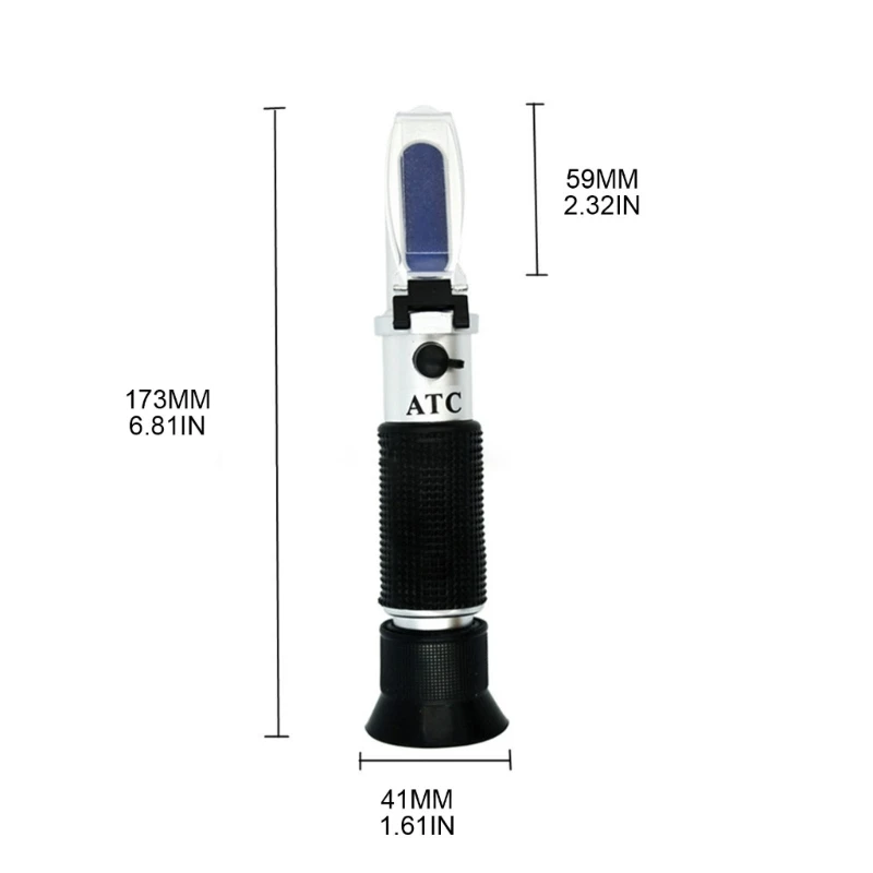 Brix Refractometer Sugar Level Test Meter Fruit Beverages Content Homebrew Tool Dropship