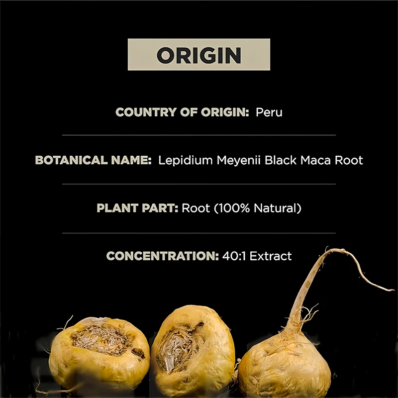 Organic Black Maca Root Ashwagandha Oyster & Ginseng Gummies for Male Vitality Stamina Improvement And Endurance Support view 5