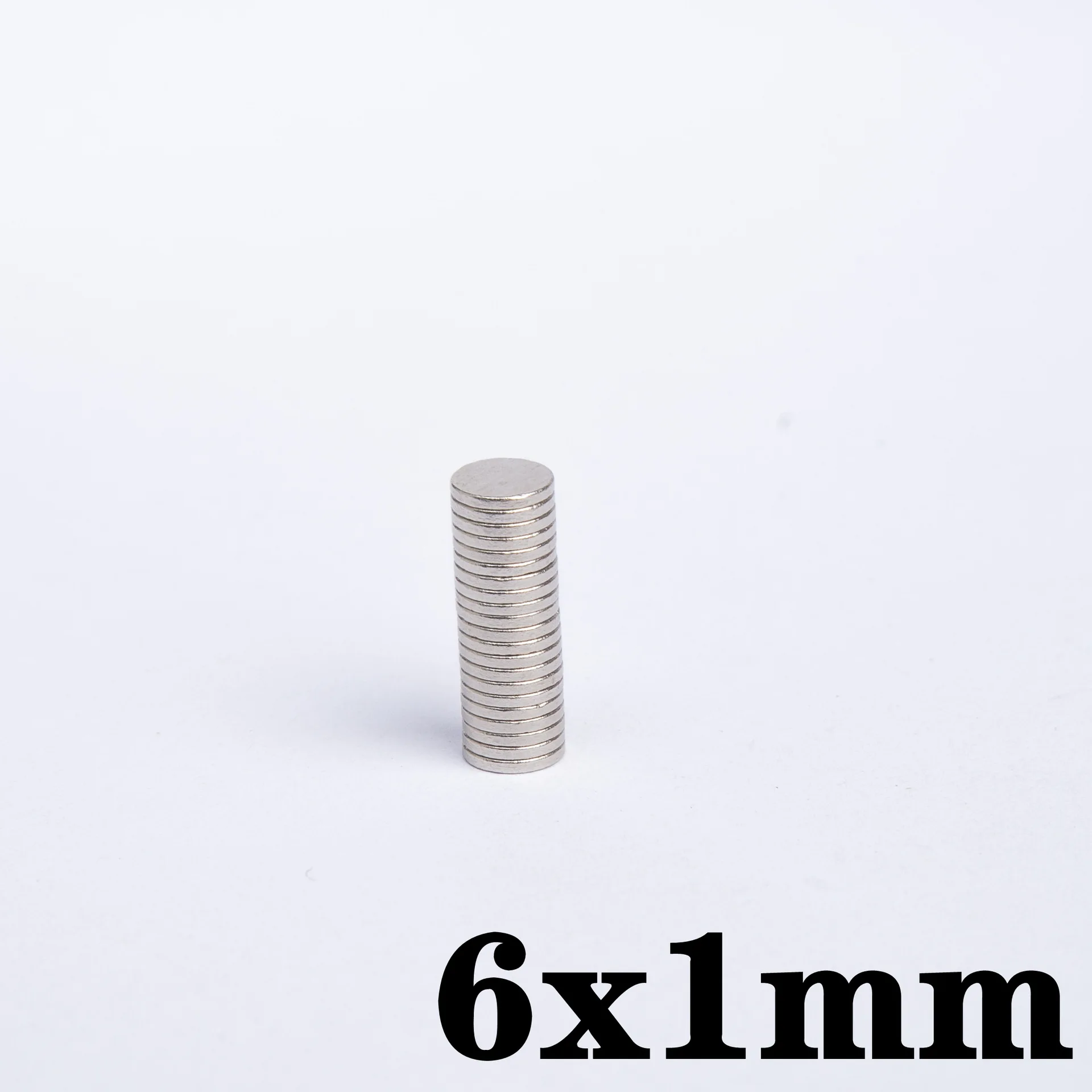 50-300pcs 6x1 6x1.5 6x2 6x3 Round Mini  N35 Super Powerful Neodymium 6*1 Magnets Fridge Search Magnetic Nickle Coating