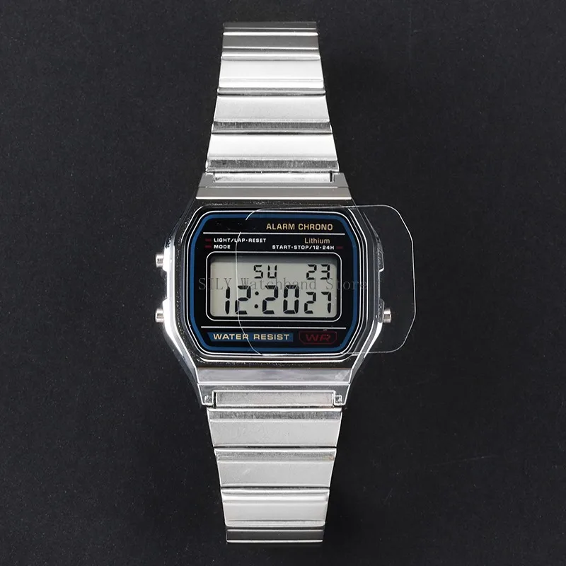 2/4/6PCS for DW5600 DW5610 GA2100 F91W AE1200 A158WA-1 W-218H W800H HD Watches Screen Protector Film Anti-Scratch Full Protector view 2