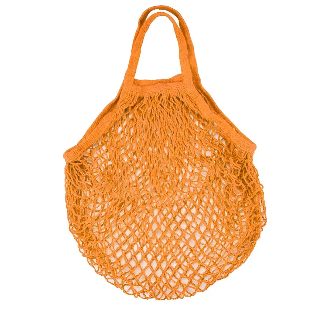 Mesh Net Shopping Bag Fruit Goods Storage Cotton Tote Handbag Reusable Grocery Bags For Vegetable Mesh String Organizer Handbag