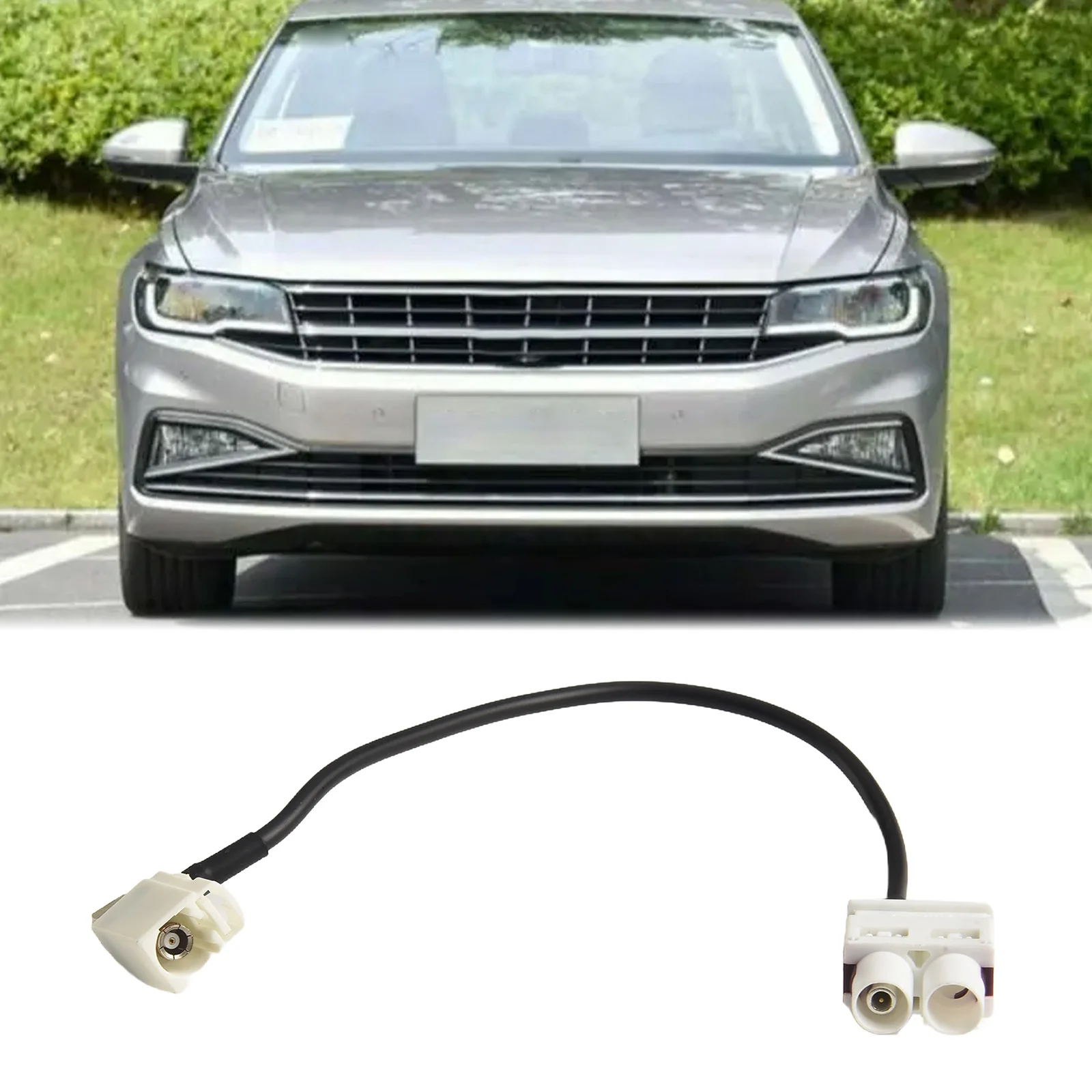 Antena aérea adaptador de antena conector para assento adaptador aéreo rádio do carro rcd510 rcd310 rns510 carro caminhão nenhum