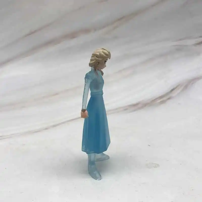 Disney Girl's toys Frozen Queen Princess Elsa Cute desktop decoration Anime figurine model doll