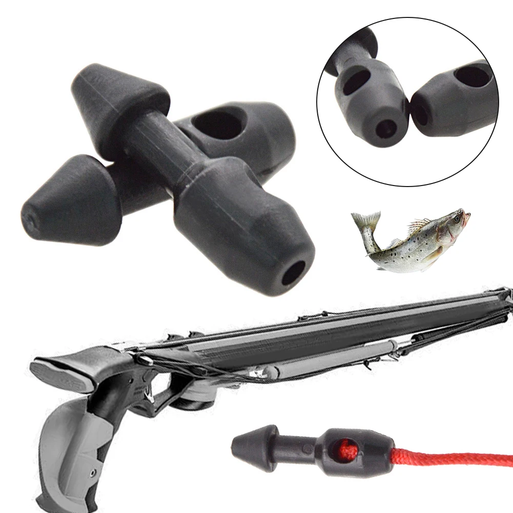 2Pcs Spearfishing Wishbone Plastic Spearfishing Insert Speargun Rubber Band Wishbone Inserts Diver Fishing Accessory
