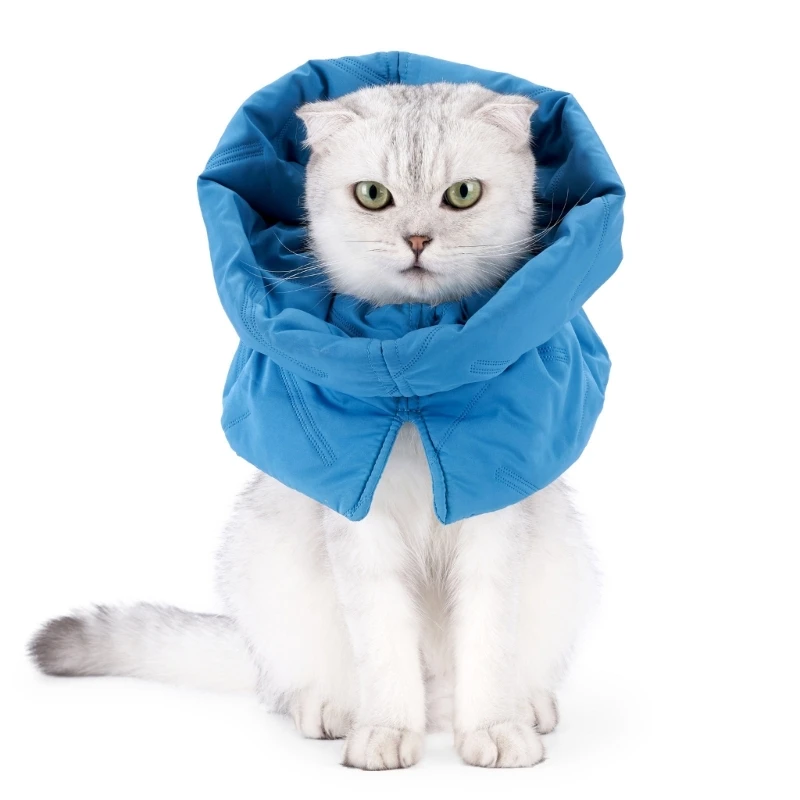 Soft and Durable Adjustable Cone Collar Ensuring Recovery for Cats Small Dogs