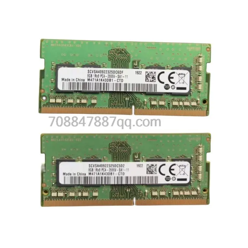 

original 100% authentique DDR4 8G 2666 1RX8 PC4-2666V M471A1K43CB1-CTD