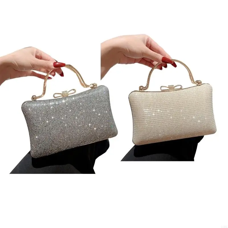 

63HC Shimmering Evening Bag Cluthc for Women Suitable for Parties and Everyday Use