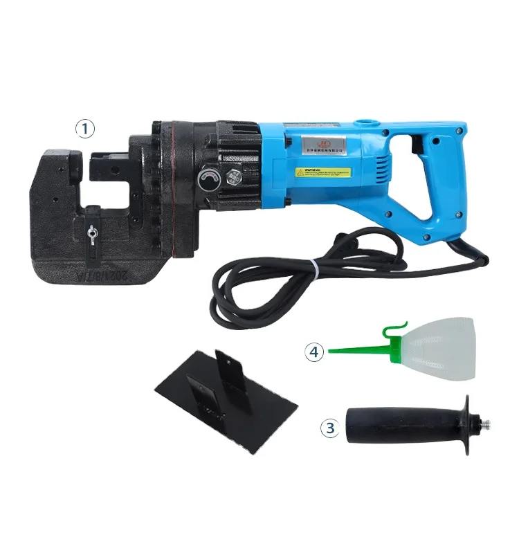 JINPAI Long JP20-100 Hydraulic Channel Steel Punching Machine Hand Held Iron Material 6mm Thickness