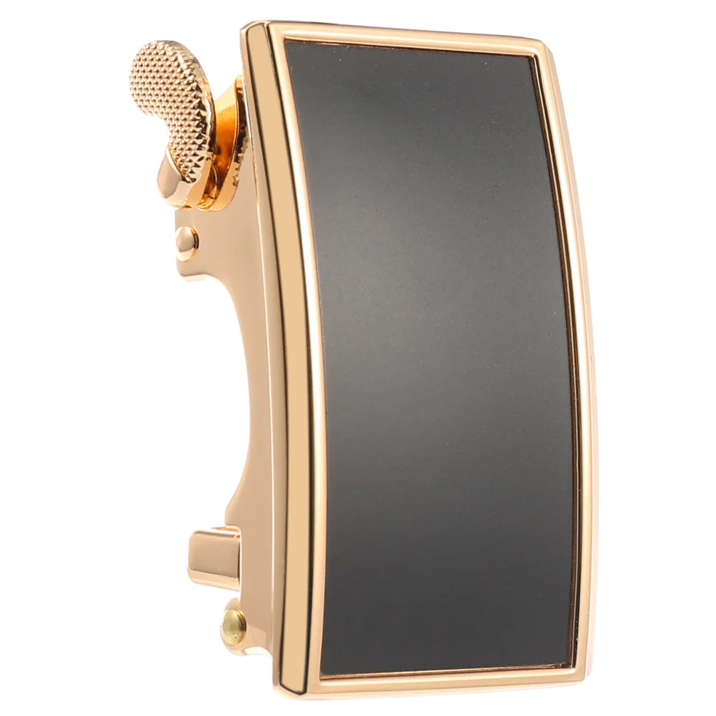 Cabeza de cinturón para hombre con cierre de botón interior automático Cabeza de cintura de cinturón informal, Hebilla de cinturón 3,1 cm