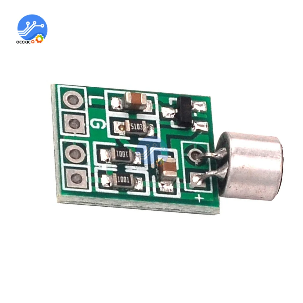 1/2/3/5pcs Mini Microphone Audio Amplifier Module Speaker Circuit Board DC 2.5-9V 14x12mm Mic Accessories