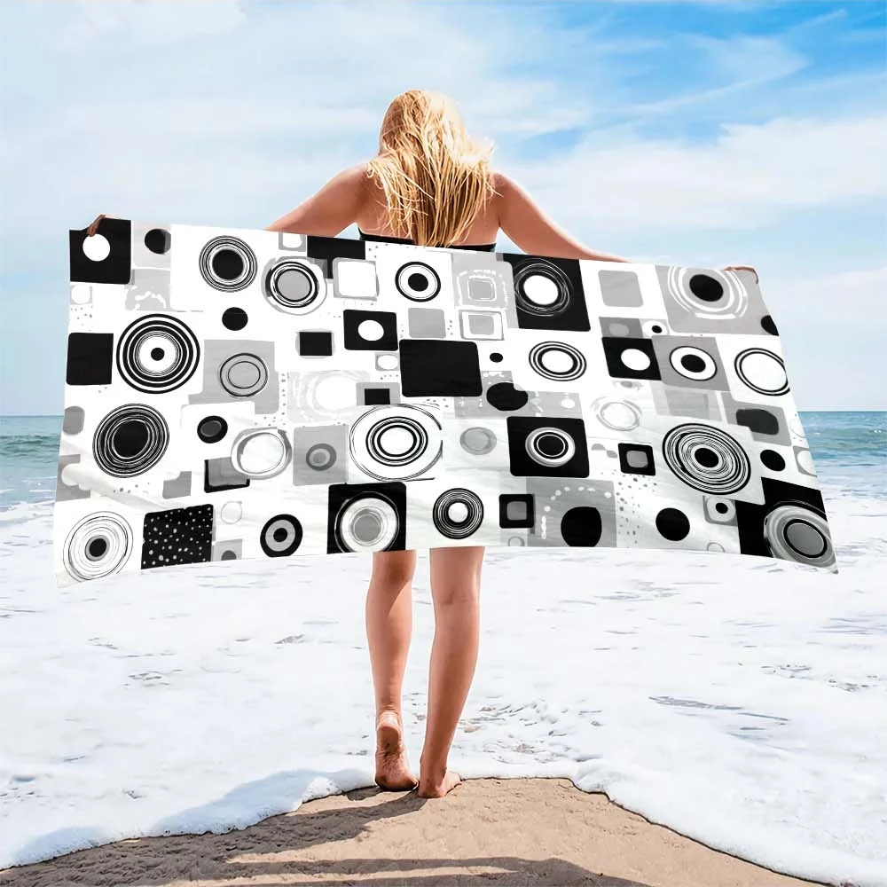 

Большое быстросохнущее пляжное полотенце-шарф из микрофибры, 1 шт., легкое, для плавания, впитывающее, для путешествий