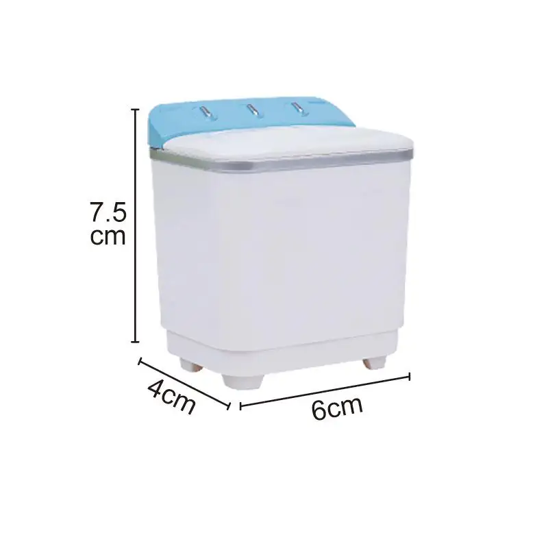 Nowa 1 szt. Zabawka dla dzieci do zabawy w udawanie, model mini pralki 1:12 do domku dla lalek, dekoracja mebli do domku dla lalek, akcesoria DIY