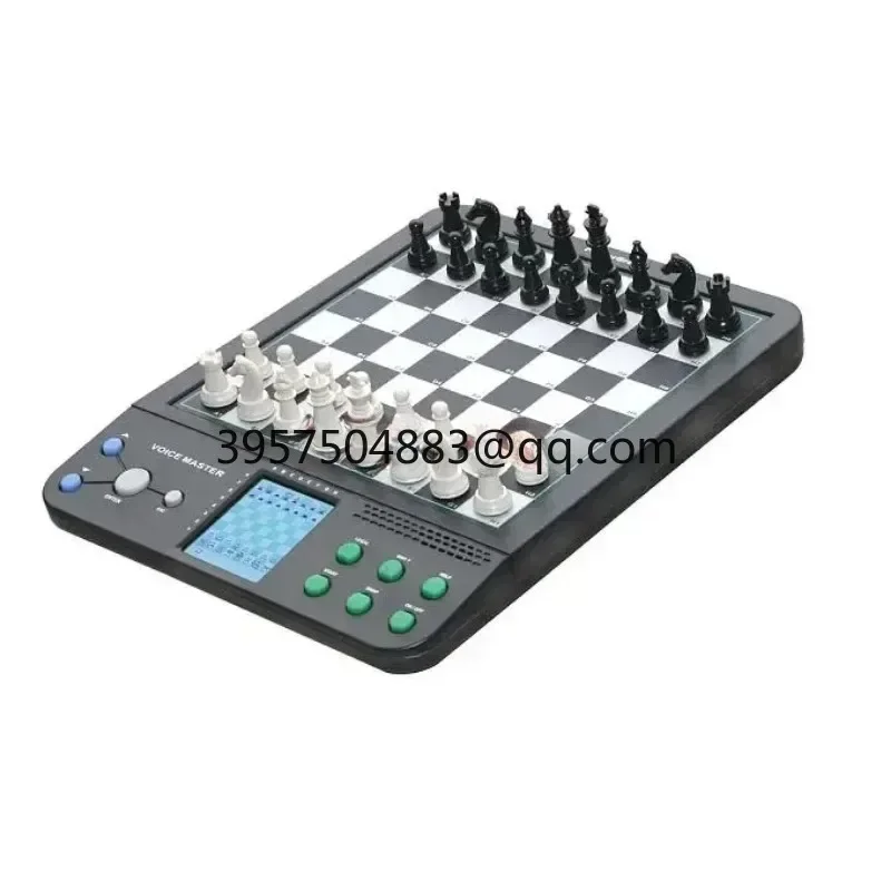 

Beginners chess computer electronic board with talking English Germany magnetic chess pieces Self Teaching Program