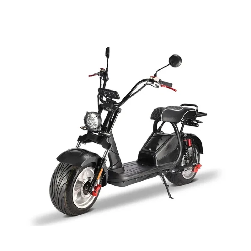 دراجة نارية كهربائية للكبار مستودع الاتحاد الأوروبي Citycoco 2000 وات 60 فولت 20 أمبير بطارية 2 عجلة الدراجات البخارية للبالغين 3000 وات #4