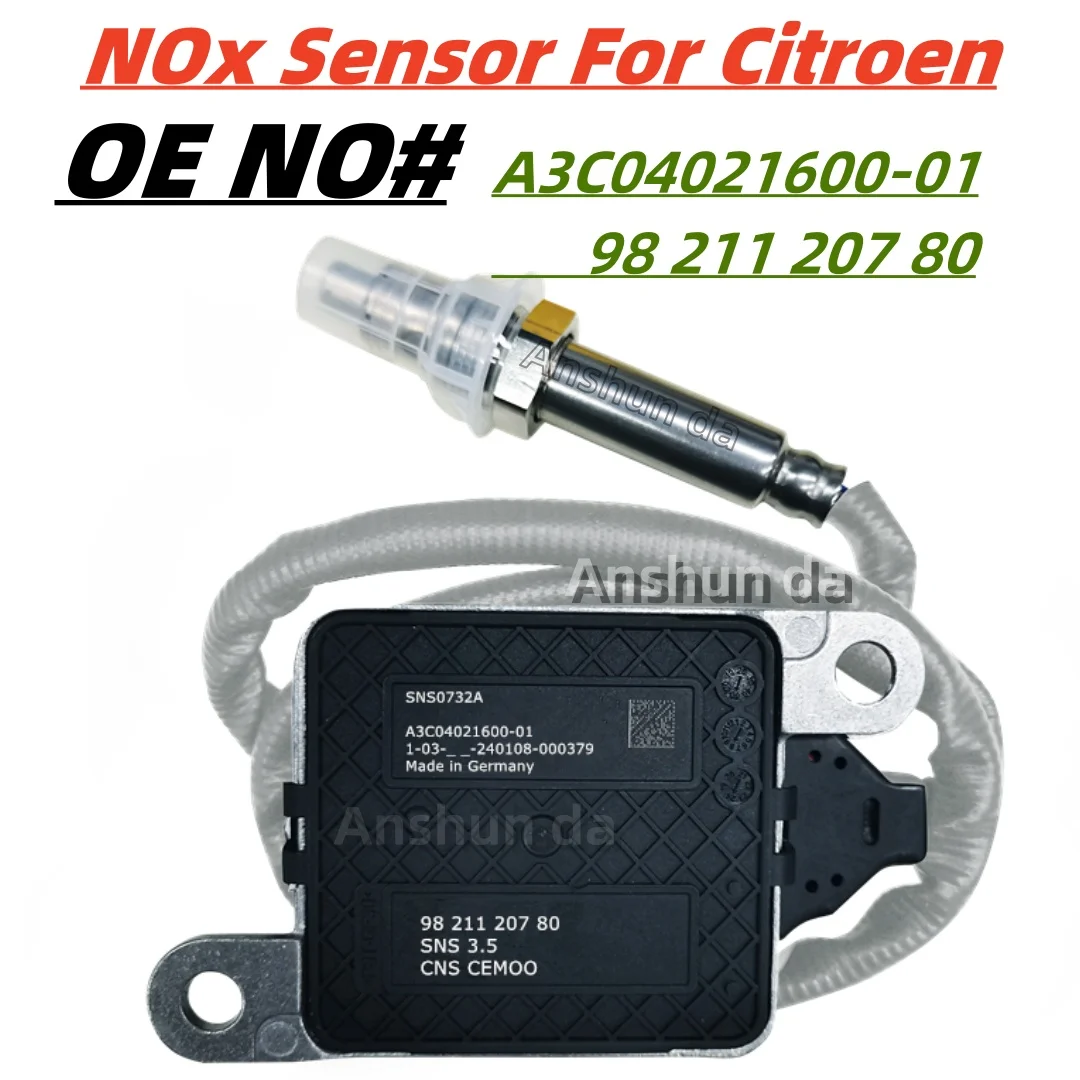 9821120780 Nitrogen Oxygen Sensor NOX Sensor For Citroen Peugeot 308 3008 5008 2.0 HDi 2012-2021 9821120780