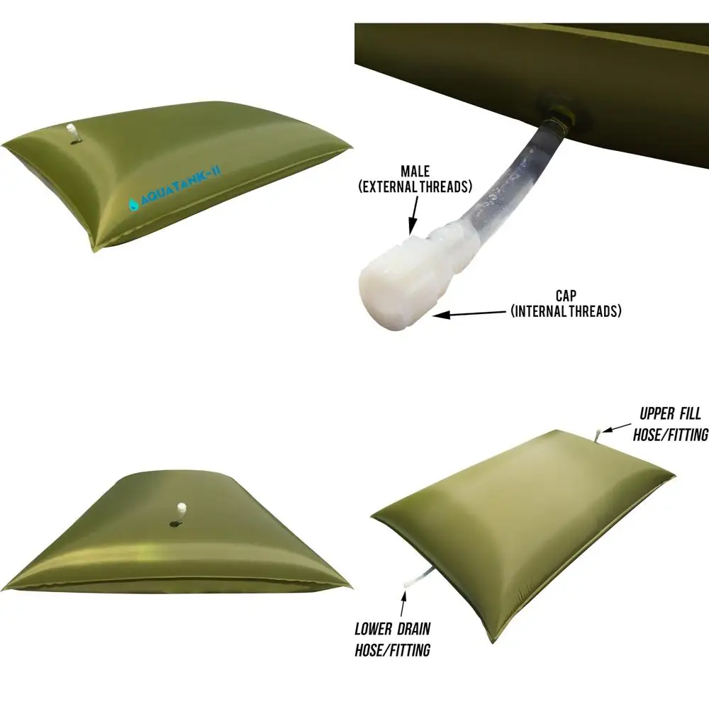 Tangki Penyimpanan Air Kapasitas Tinggi 15 Galon untuk Penggunaan Luar Ruangan dan Darurat