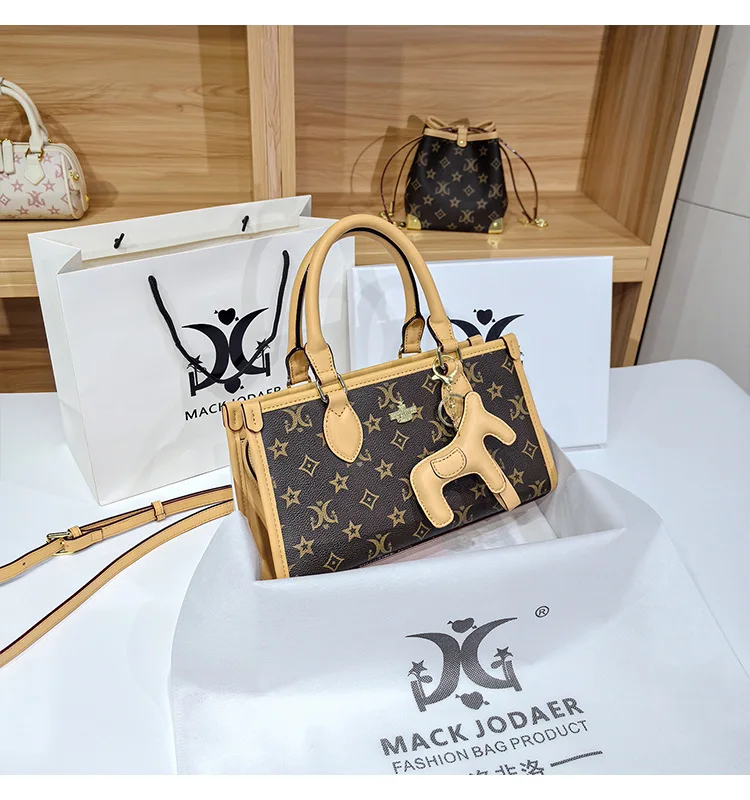 

Trendy Vintage Original Retro Diaper Bag For Women High-End Textured Leather Crossbody Shoulder Bag Luxury Fashion Tote