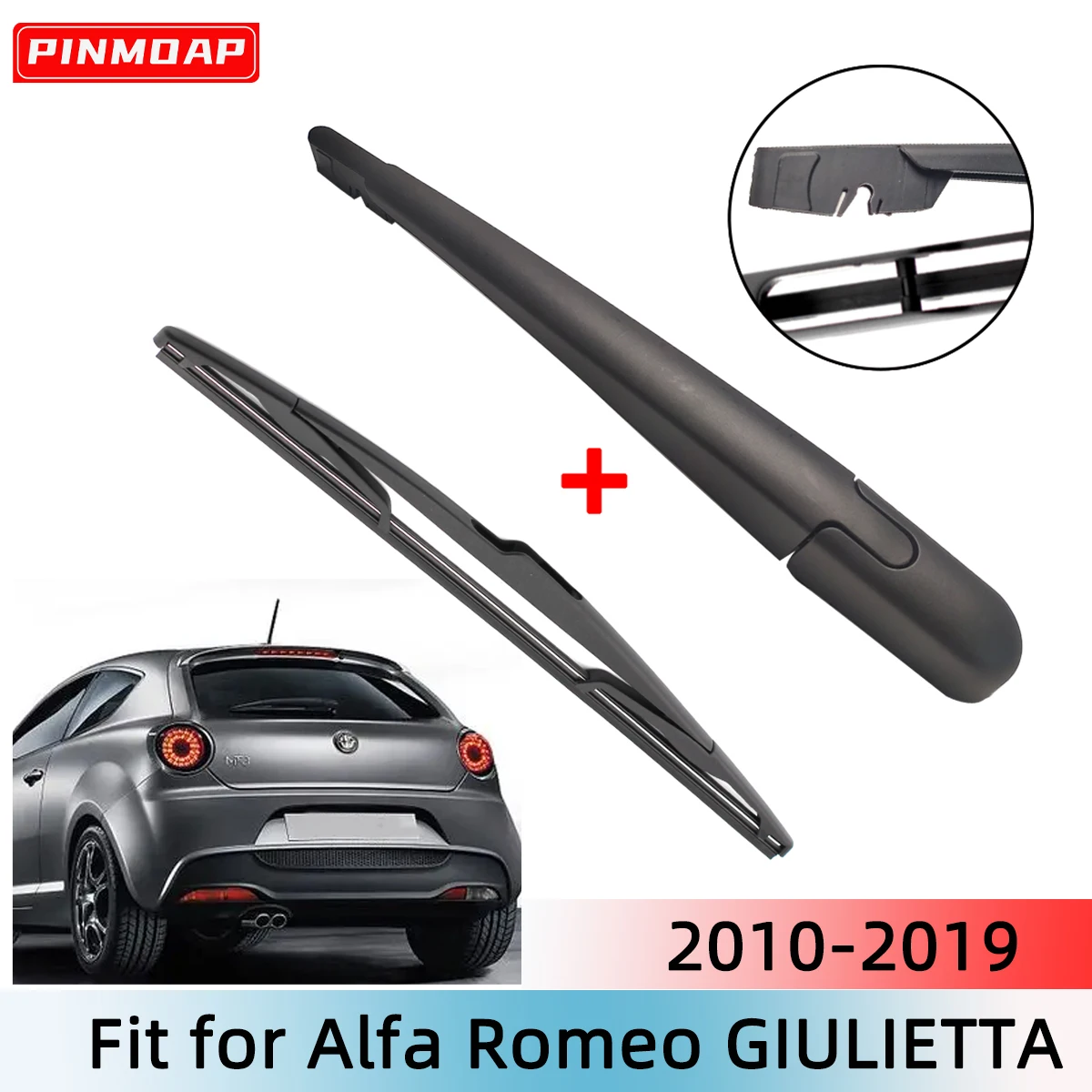 1/2PCS Heckscheibenwischerblatt Wischerarm Kit für Alfa Romeo GIULIETTA 2010-2019 Windschutzscheibe Windschutzscheibe Heckscheibe