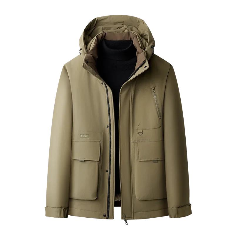 COZOK-Chaqueta de plumón de pato para hombre, Parka acolchada con calefacción, ropa de diseñador de lujo, abrigos acolchados, novedad de invierno,