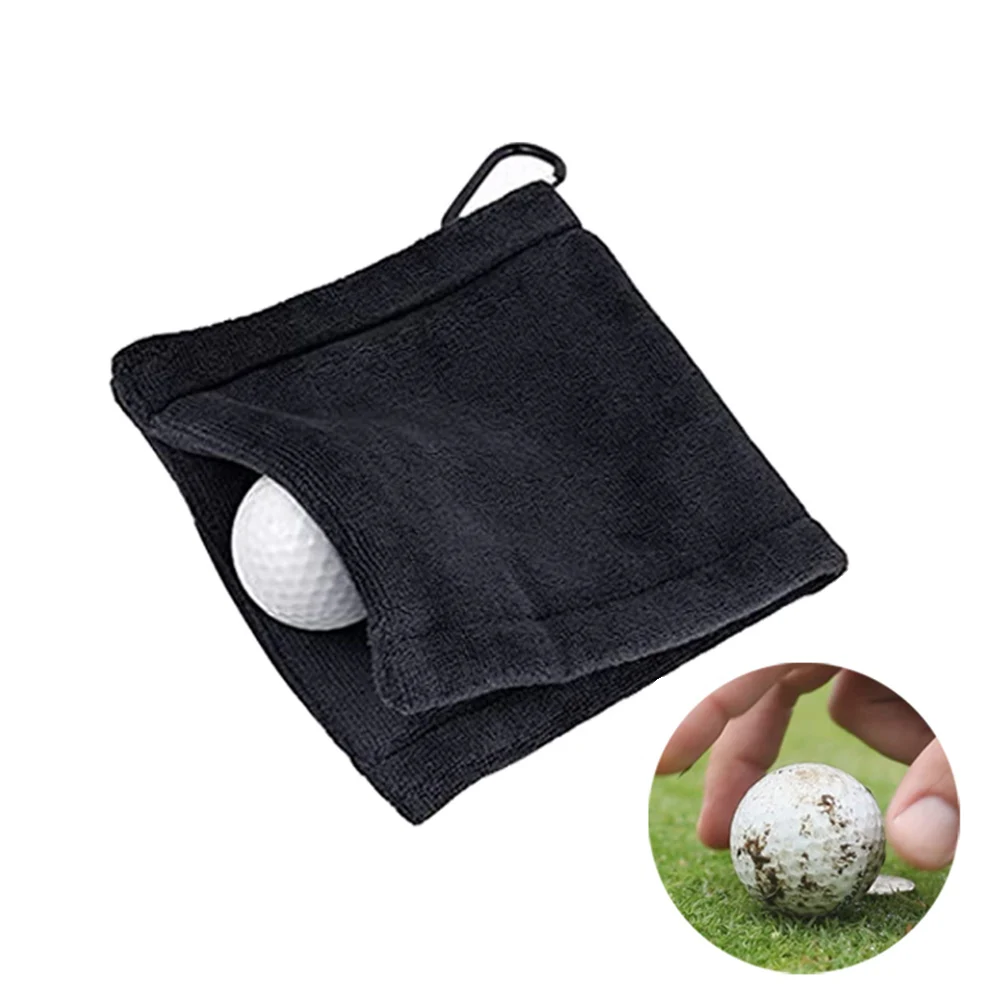 Golf Club Accessories High Quality Hot Sale 2022 New Club Towel 14*14cm Cleaning Towel Club Towel Golf Supplies