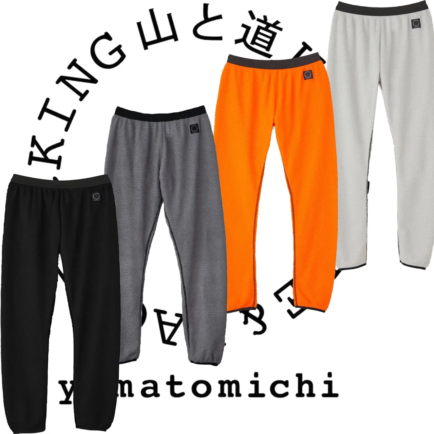 Yamatomichi lightweight fleece trousers Alpha Direct trail running warm quick-drying trousers