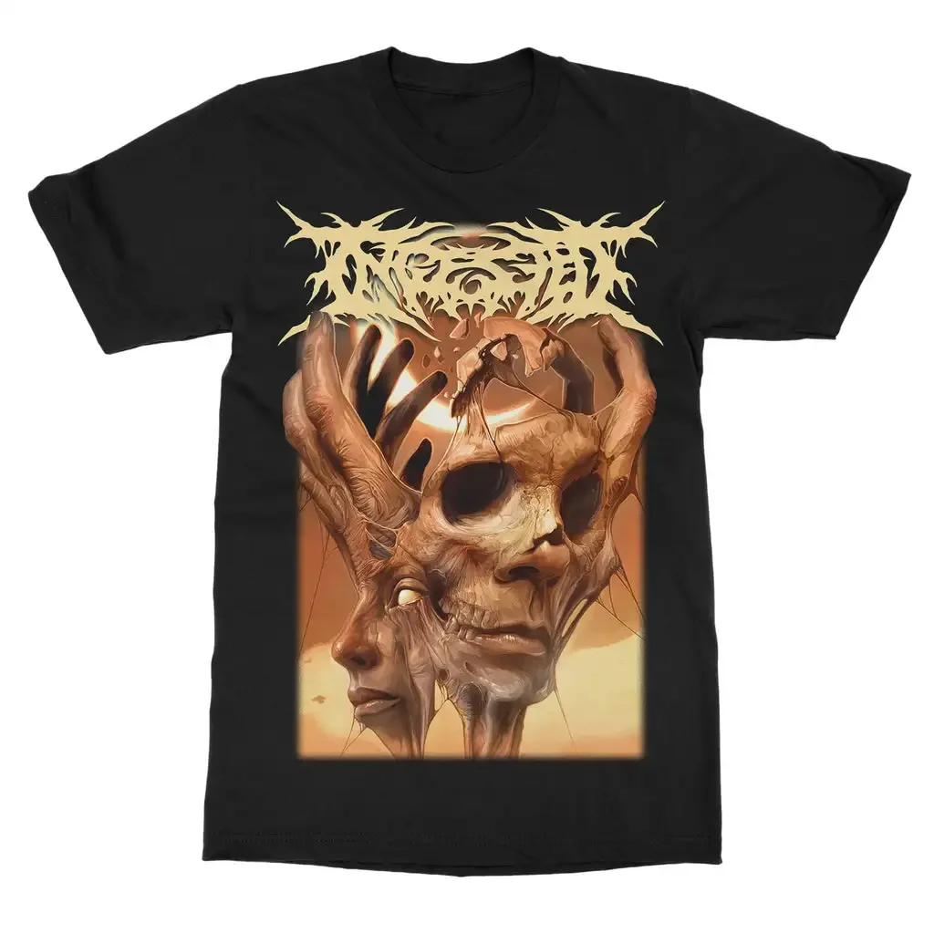 2026 Ingested Band Graphic Cotton T-shirt Unisex Summer Short Sleeve Fashion Brand Tee Luxury Casual Vintage Tees