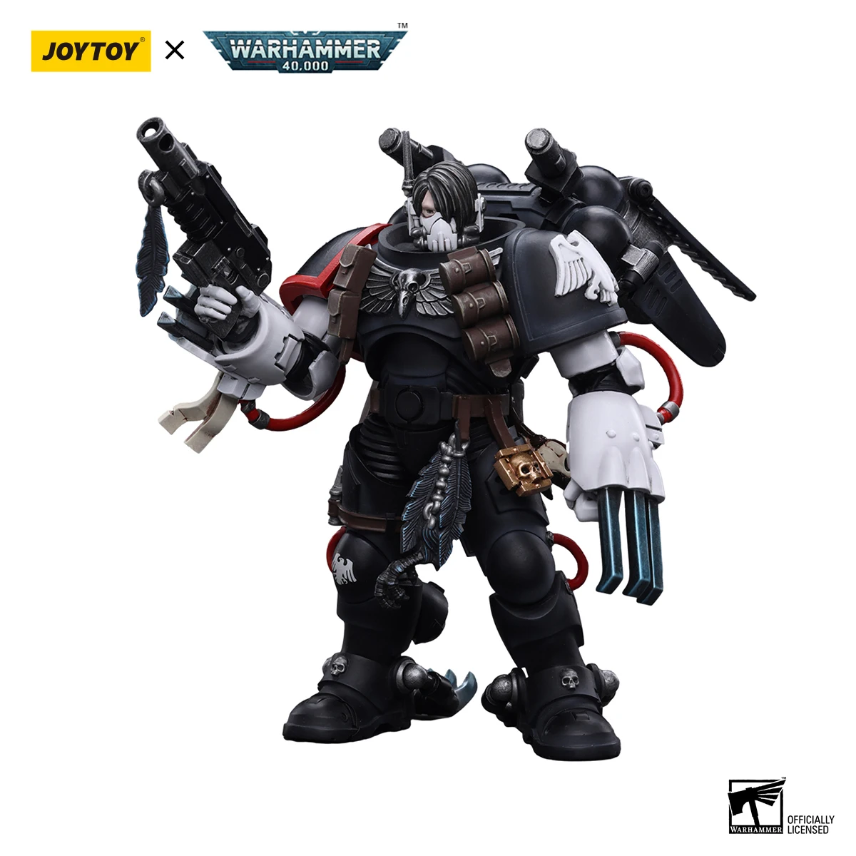 

Фигурки JOYTOY Warhammer 40k 1/18: Мастер-капитан Гвардии Равен, Кайван Шрайк