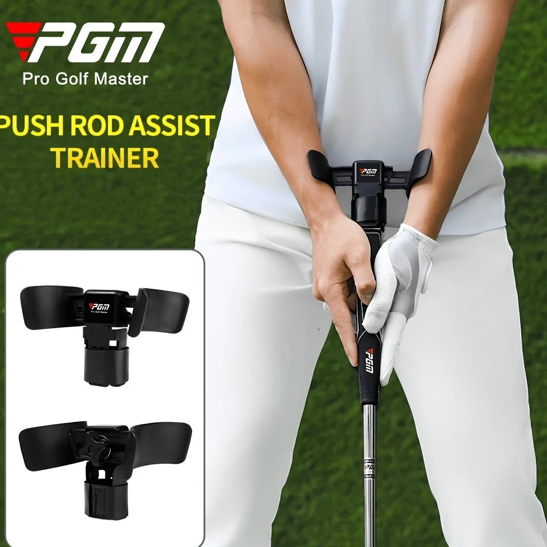 Estabilizador de muñeca ajustable en longitud PGM Professional Golf Master - ABS negro