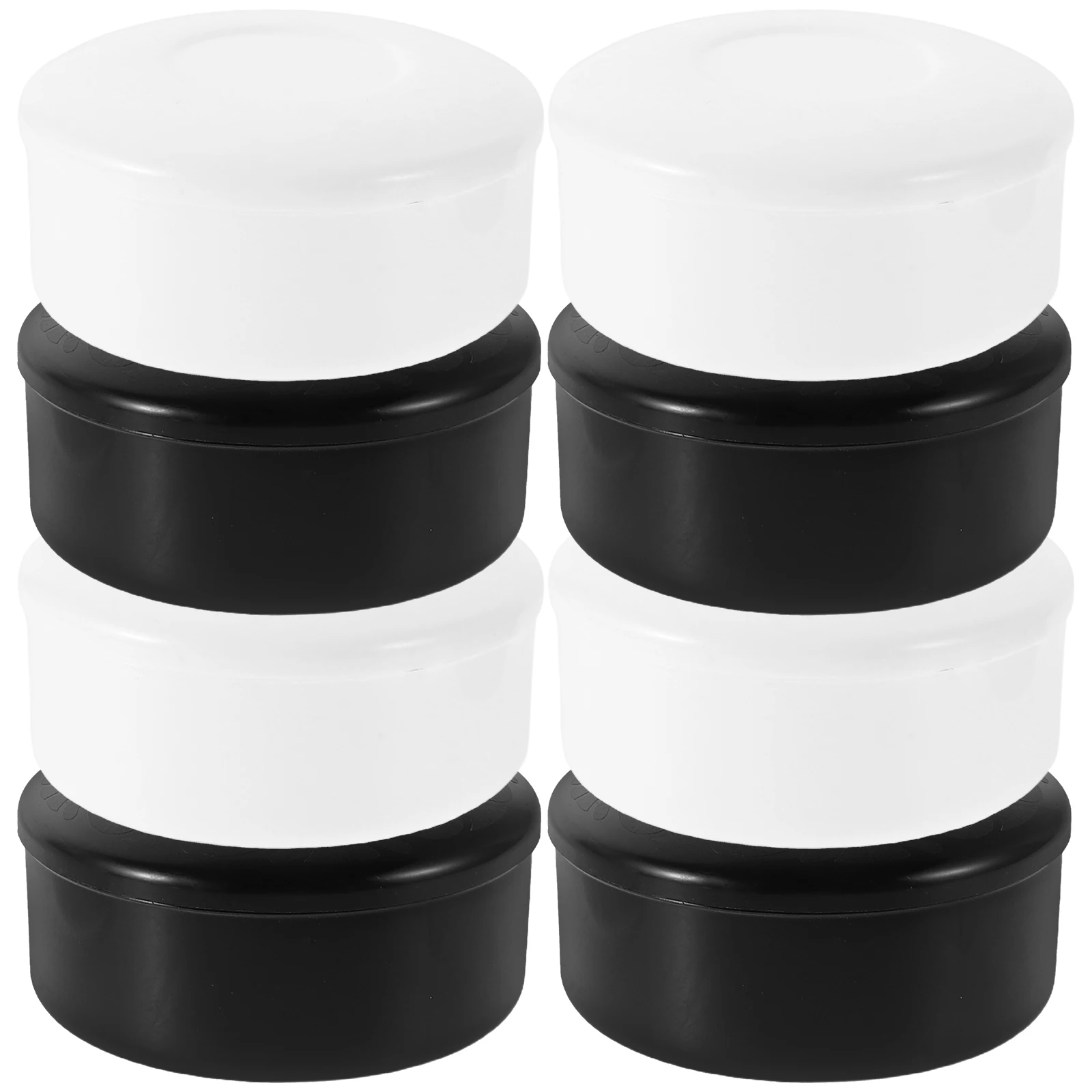 

4Pairs Go Chess Storage Box Black White Chess Pieces Container Portable Case Plastic Organizer For Board Game Essentials