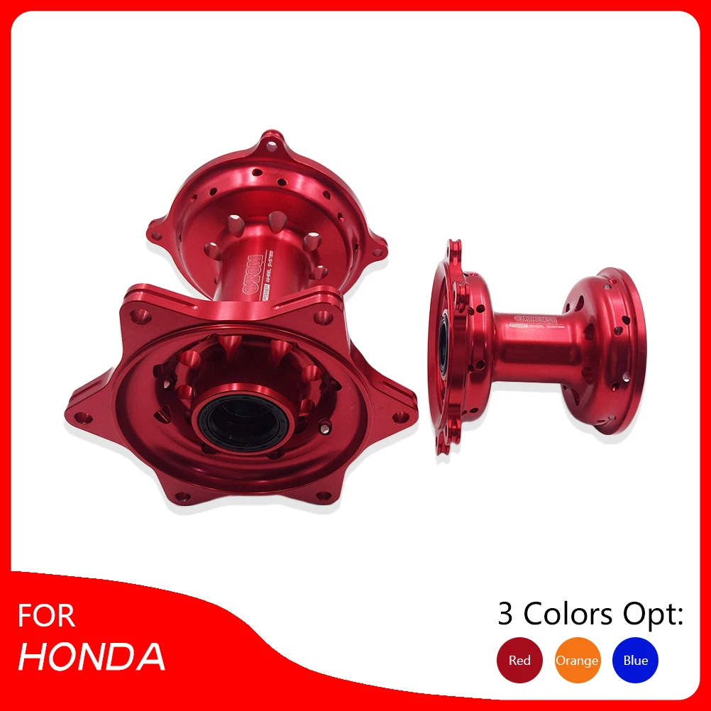 Motorcycle Accessories 32/36 Holes Front Rear Wheel Hub CNC Aluminum Billet For HONDA CRF250R CRF450R CR125 CR250 CRF250X CRF450