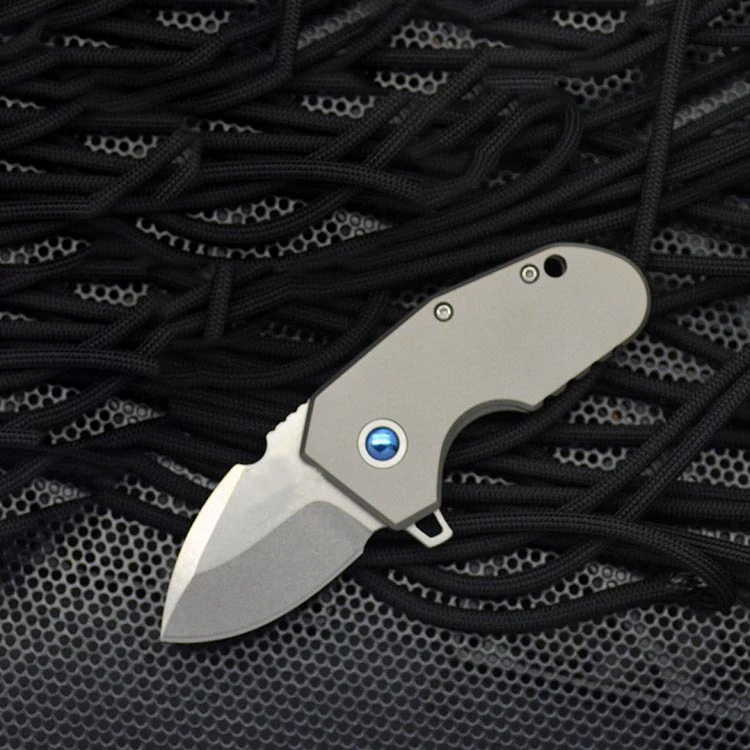 

Mini M390 Blade BM 756 Folding Knife Titanium Alloy Handle Outdoor Pocket Knives EDC Tool