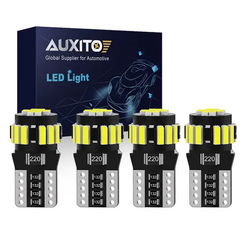 AUXITO 4/2Pcs W5W T10 LED CANBUS No Error 5W5 194 168 Map Dome Lights Parking Light Interior Side Bulb for Hyundai Tucson Santa
