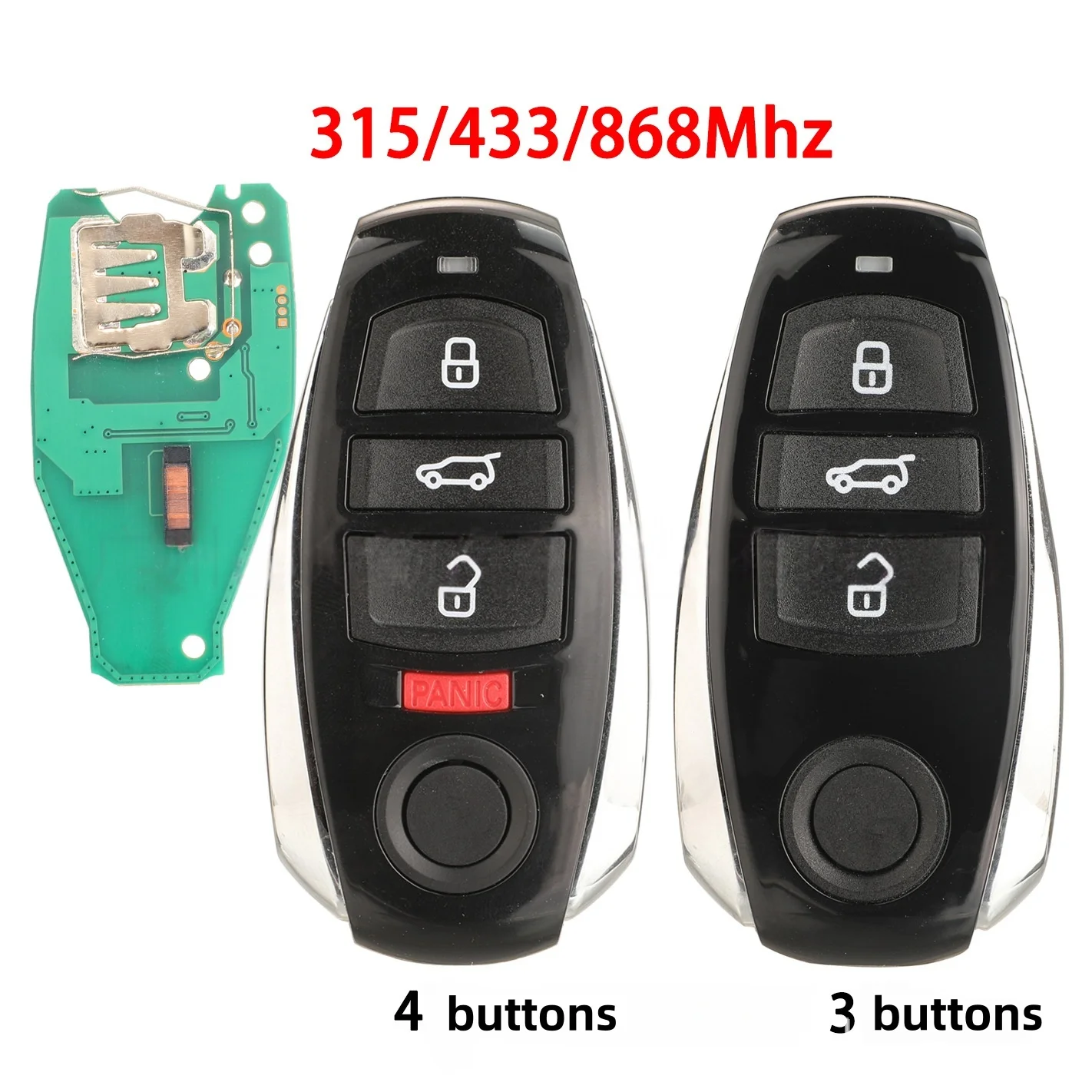 

Подходит для 3/4 ключа Volkswagen Touareg, полуинтеллектуальный пульт дистанционного управления, автомобильный ключ 315/433/868 МГц, чип 7945AC