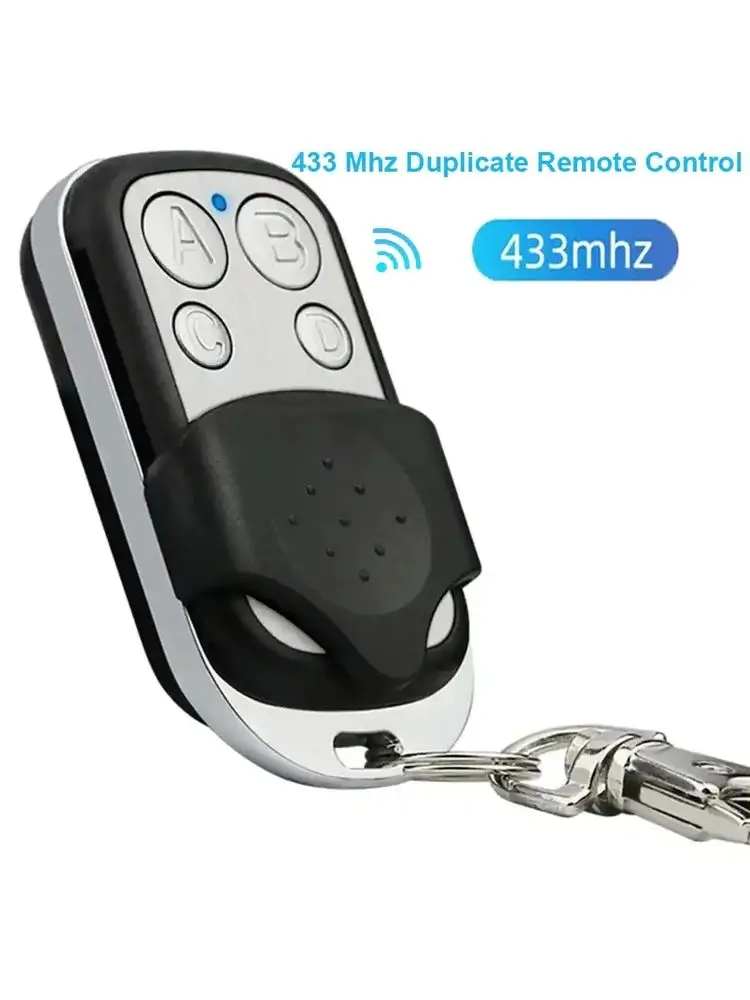 Bouton poussoir en métal télécommande transmetteur ABCD/serrure déverrouiller 4 boutons 433MHz universel 4 boutons ouvre-porte de Garage à distance