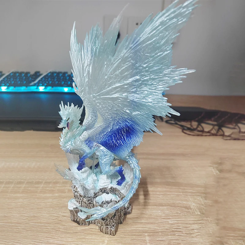 New Monster Hunter Cfb Bubble Fox Dragon Handmade Male Fire Dragon Model Decoration Game Surrounding Birthday Gifts To Boys