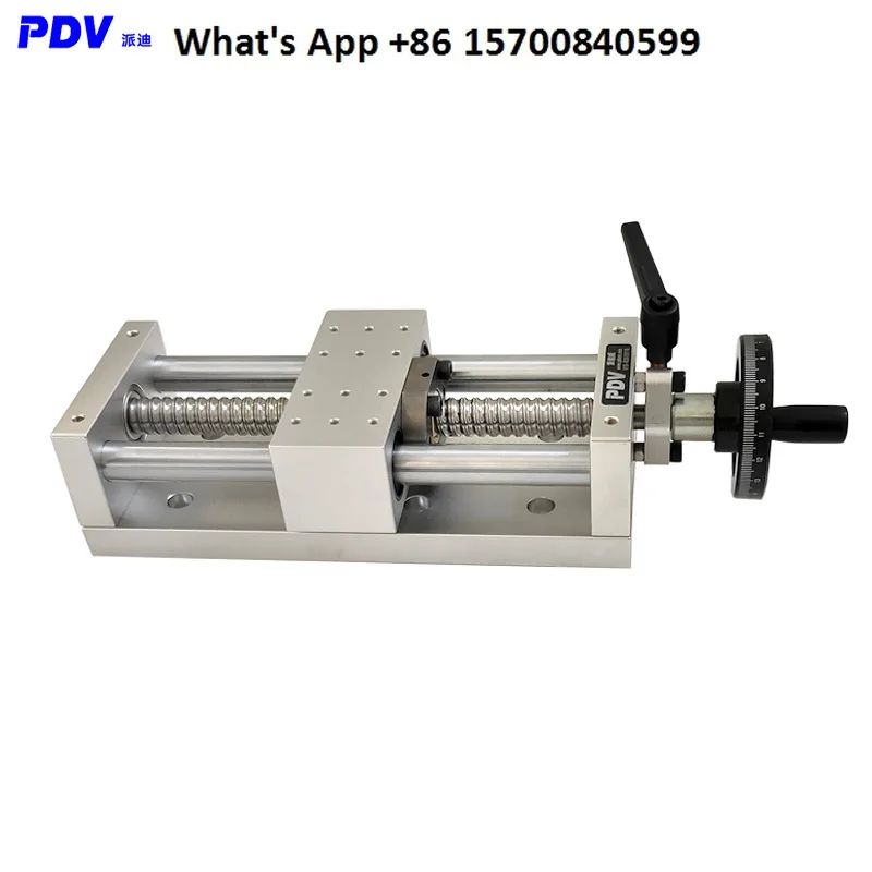 PT-LX100 linear linear module, ball screw linear sliding table displacement table manual translation table