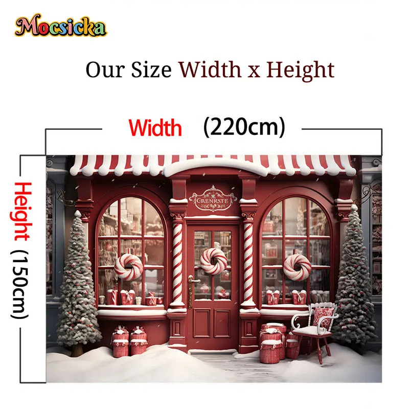 Mocsicka-Natal Fotografia Backdrop, Castelo Rosa, Retrato do bebê, Família Partido Fundos, Photo Studio Props, Presentes