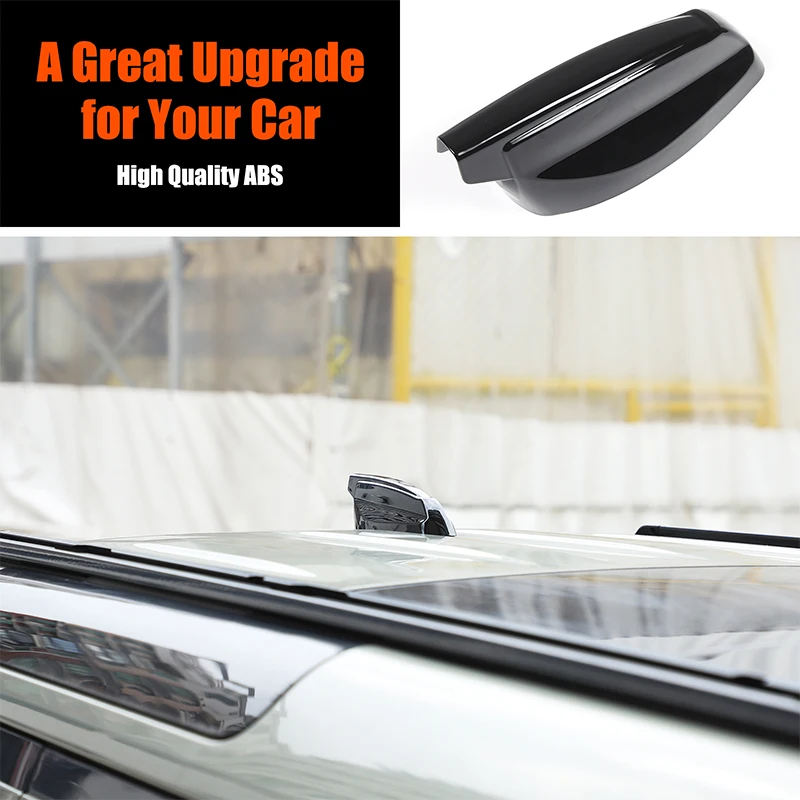 

1 шт., черный АБС-пластик для Land Rover Defender 90 110 130 2020+, автомобильная антенна с плавником акулы, декоративная наклейка, автомобильные аксессуары