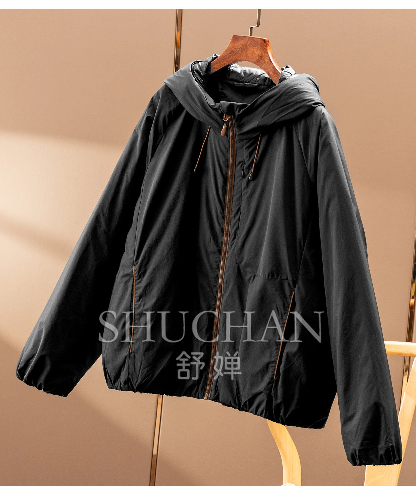 Light Outdoor Three-proof Pressure-free 90-down Hooded Down Jacket Women's 95B8 Casaco Feminino Inverno 2025