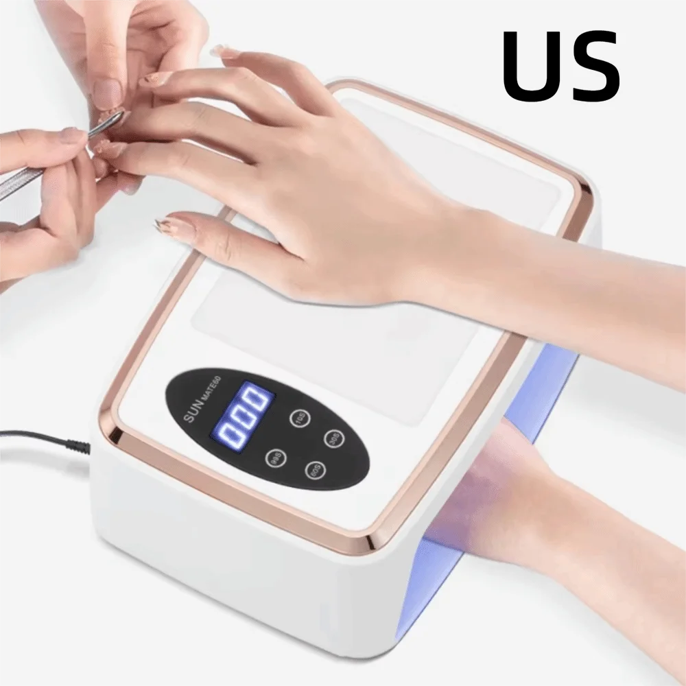 

New 90LEDs LED Nail Lamp Portable Multifunctional Hand Pillow Light Nail Art Machine UV Curing Lamps for Manicure Salon